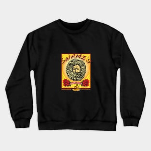 SURFING SWAMI'S ENCINITAS CALFORNIA Crewneck Sweatshirt